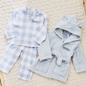 Personalised Blue Essential Bedtime Gift Set