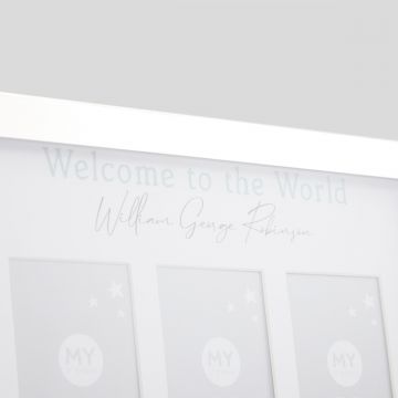 Personalised Peter Rabbit Born To Be Loved Silver Photo Frame