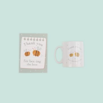 Personalised Thank You Teacher Bee Set