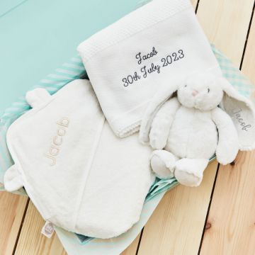 Personalised New Baby Essentials Gift Set - Neutral