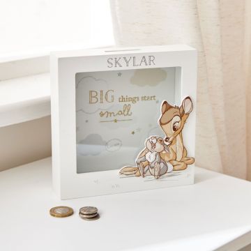 Personalised Disney Bambi Money Box