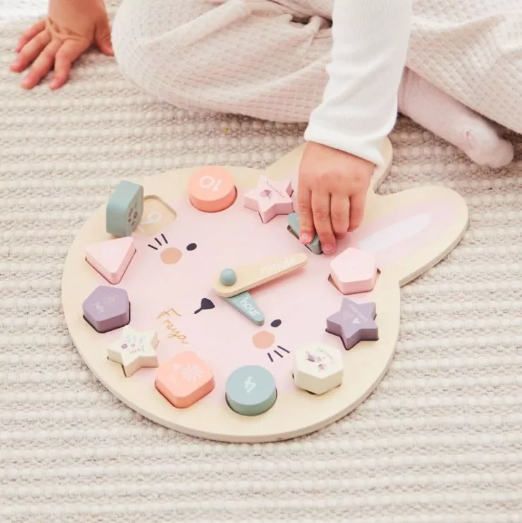Personalised Bunny Clock Puzzle FSC®