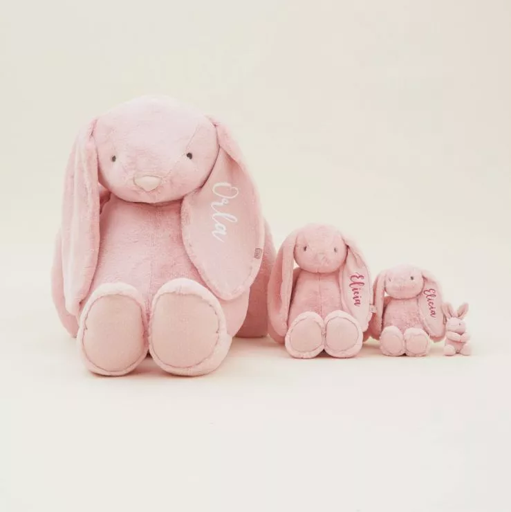 Personalised Supersized Pink Bunny Soft Toy