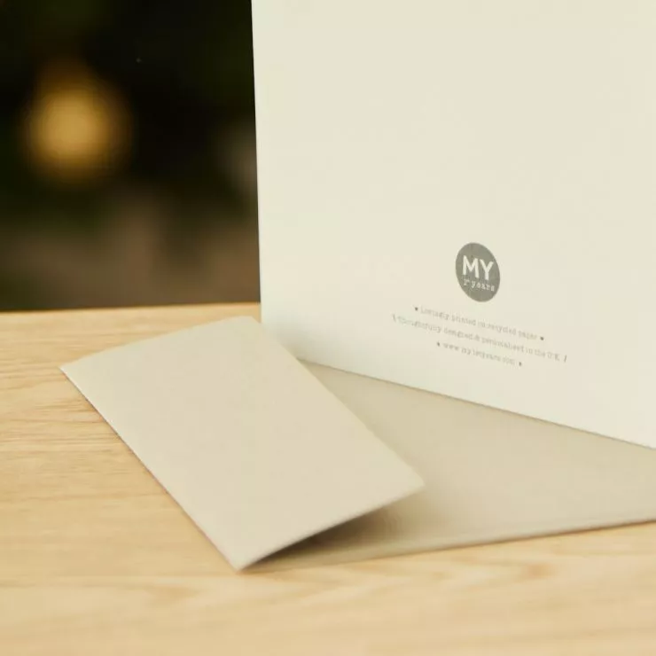 Grey My 1st Christmas Card