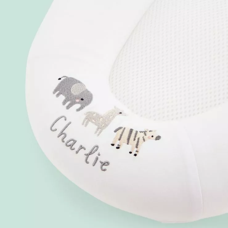 Personalised Purflo White Safari Design Sleep Tight Baby Bed