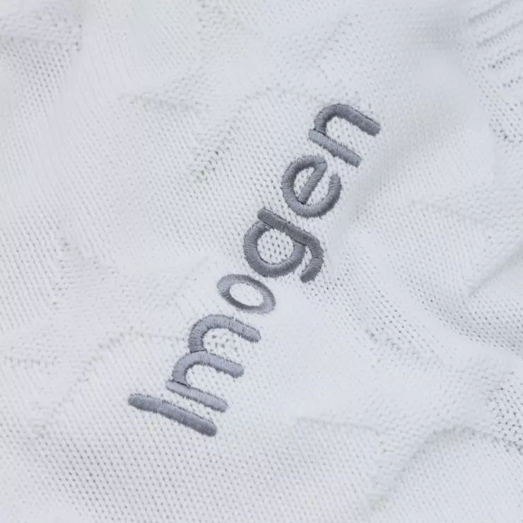 Personalised Ivory Star Jacquard Blanket