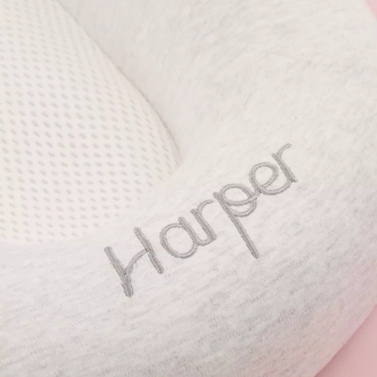 Baby Bed Personalised Purflo Grey Sleep Tight 