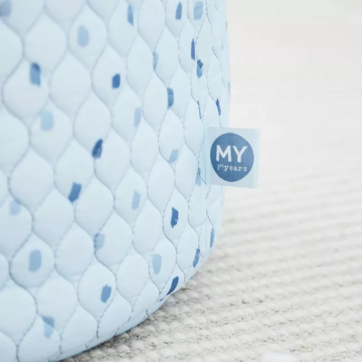 Personalised Large Blue Polka Dot Storage Bag