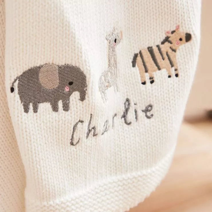 Personalised Born to be Loved Ivory Shawl