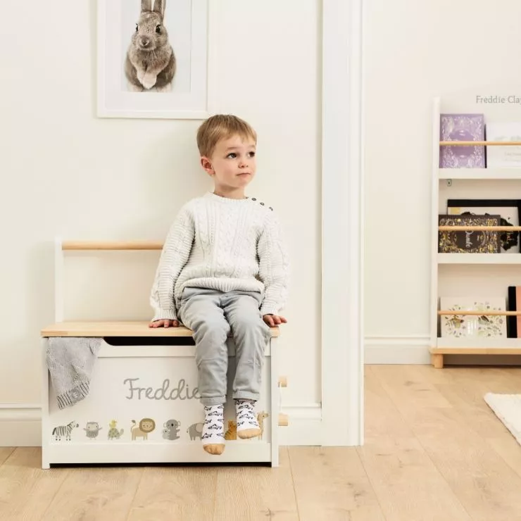 Personalised Born To Be Loved Toy Bench