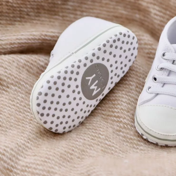 Personalised White High Tops Trainers