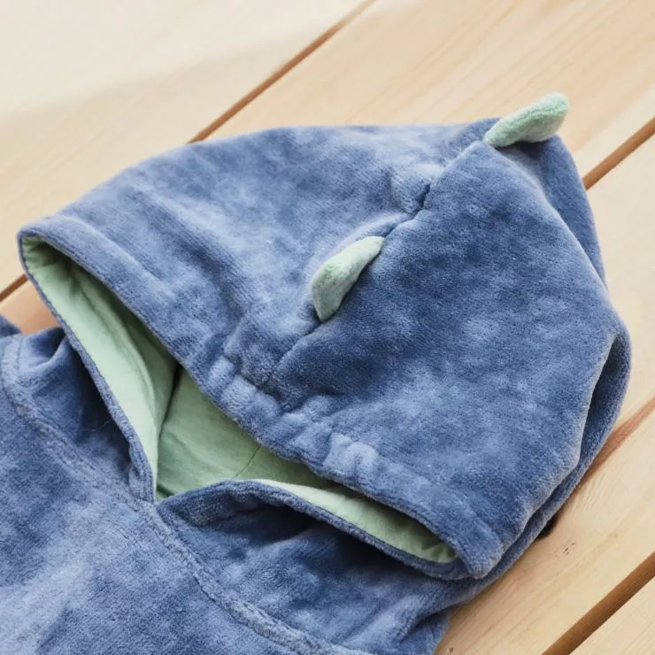 Personalised Dinosaur Towelling Poncho