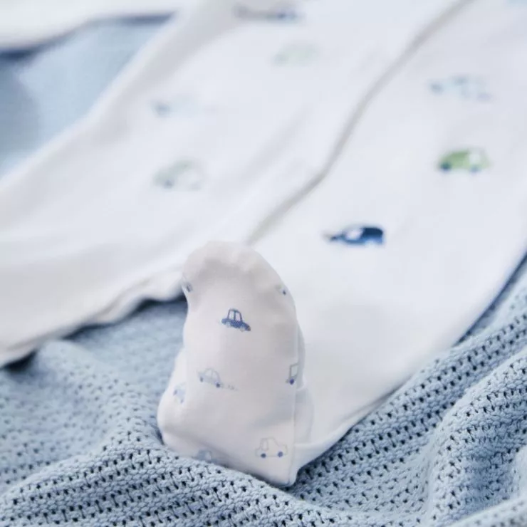 Personalised Transport Jersey Sleepsuit