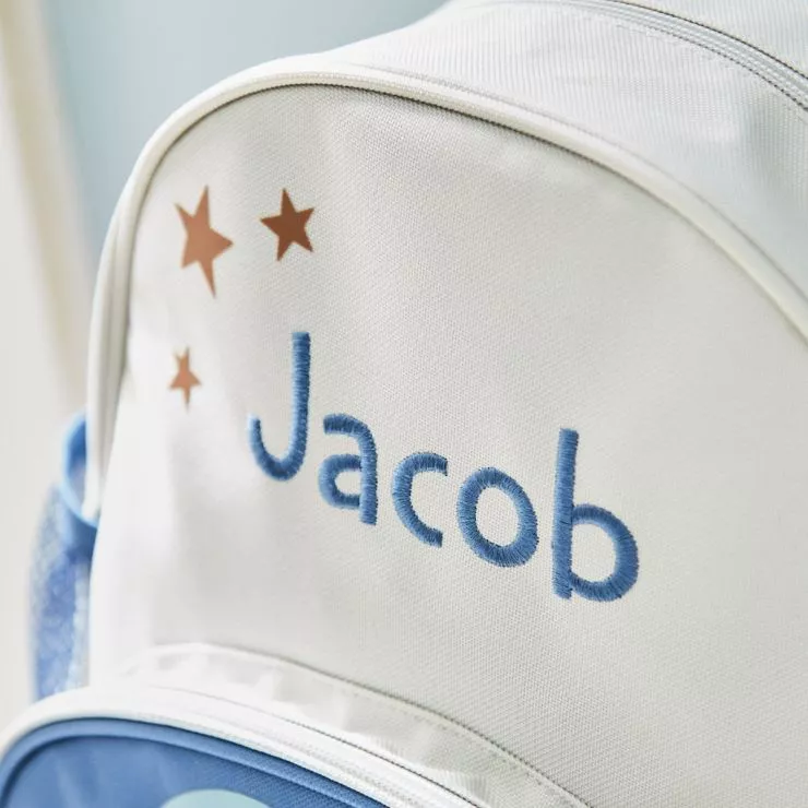 Personalised Dinosaur & Car Medium Backpack