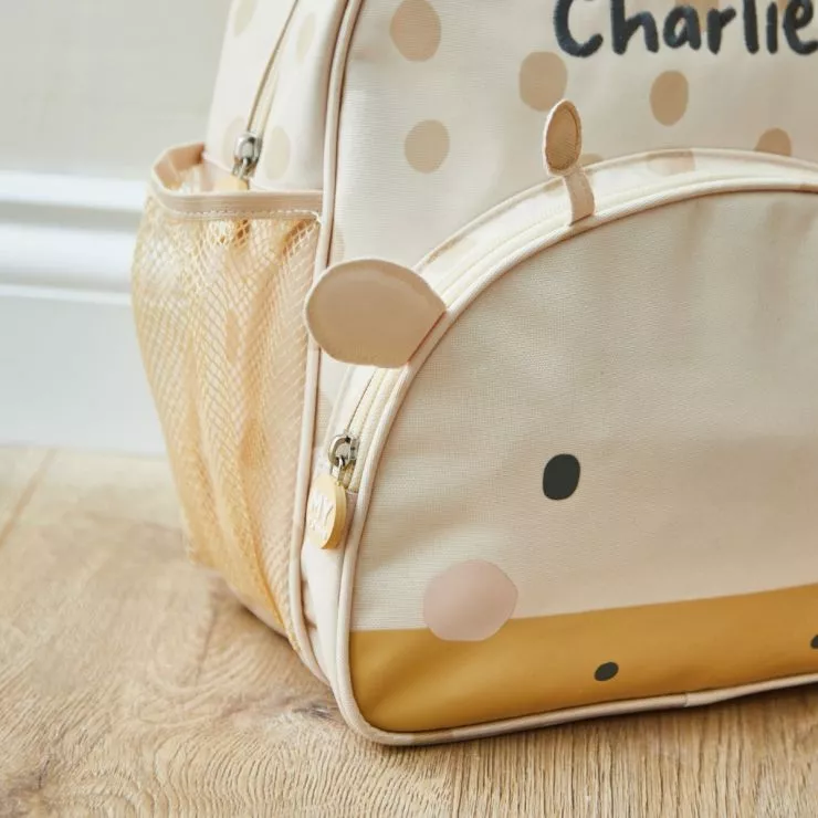 Personalised Giraffe Medium Backpack