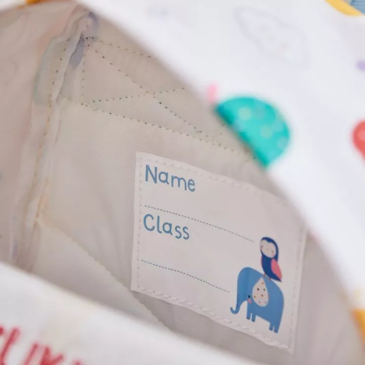 Personalised Colourful Print Classic Mini Backpack