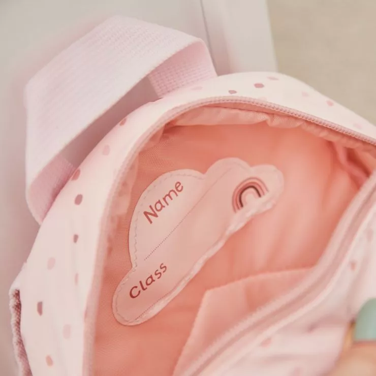 Personalised Pink Spot Tiny Backpack