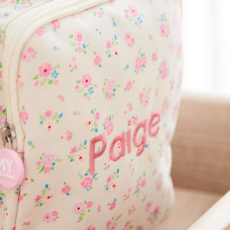 Personalised Ditsy Print Medium Backpack