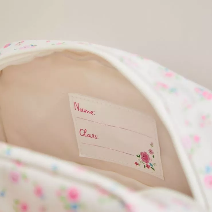 Personalised Ditsy Print Medium Backpack