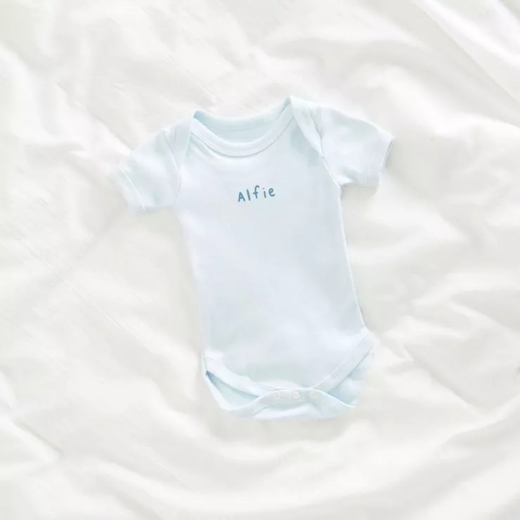 Personalised Blue Bodysuit