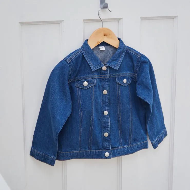 Personalised Transport Denim Jacket (18 Months - 4 Years)