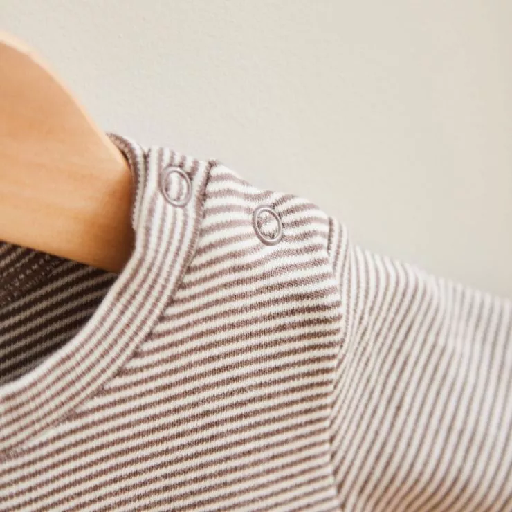 Personalised Mocha Children’s Striped T-Shirt