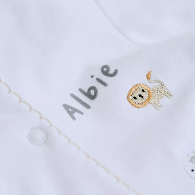 Personalised Born To Be Loved Sleepsuit