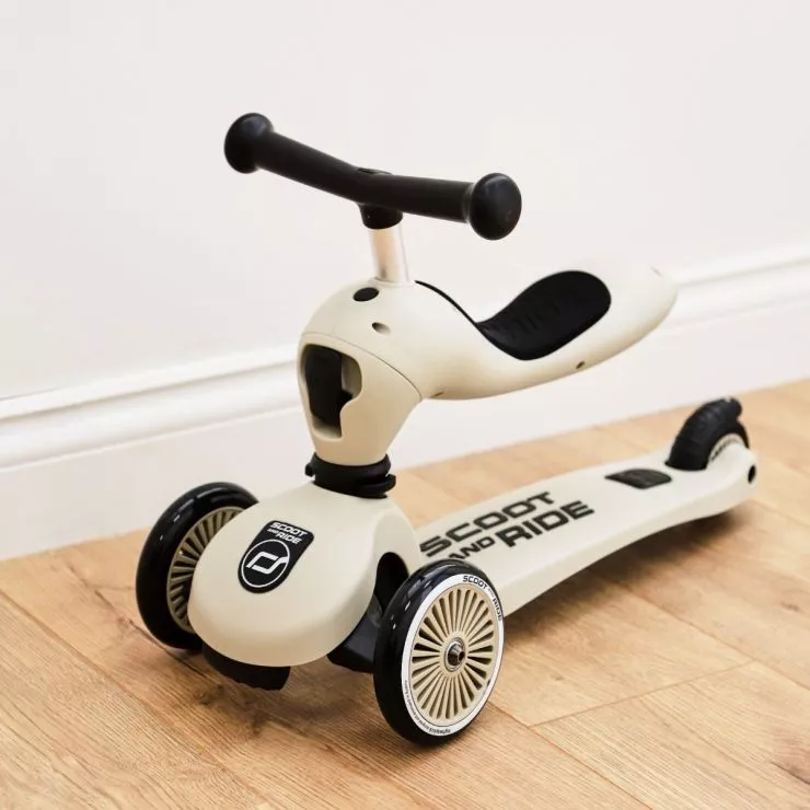 Scoot and Ride Grey Highway Kick 1 Scooter