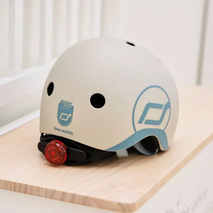 Personalised Scoot and Ride Grey Helmet XXS-S