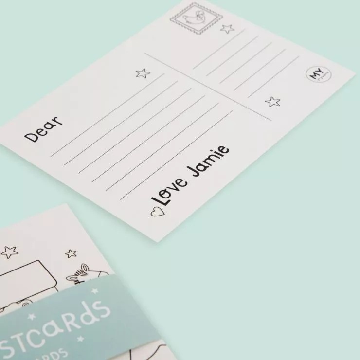 Personalised Colour In Postcard Pack