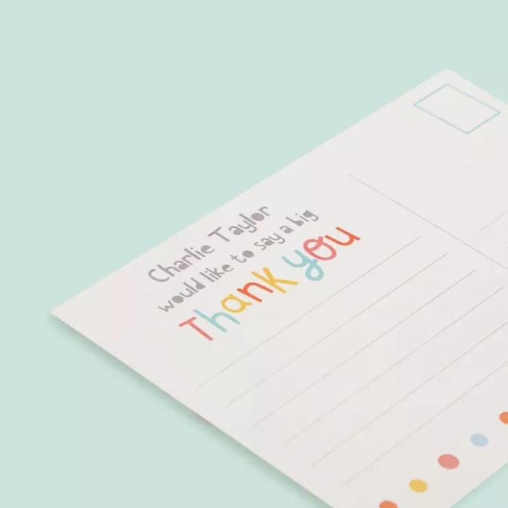 Personalised Thank You Postcards