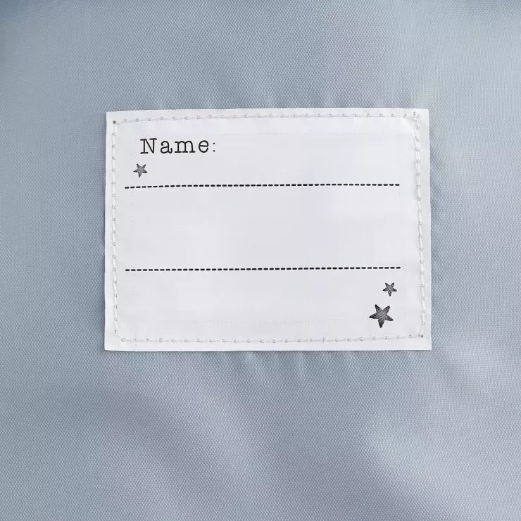 Personalised Lion Infant Backpack Label