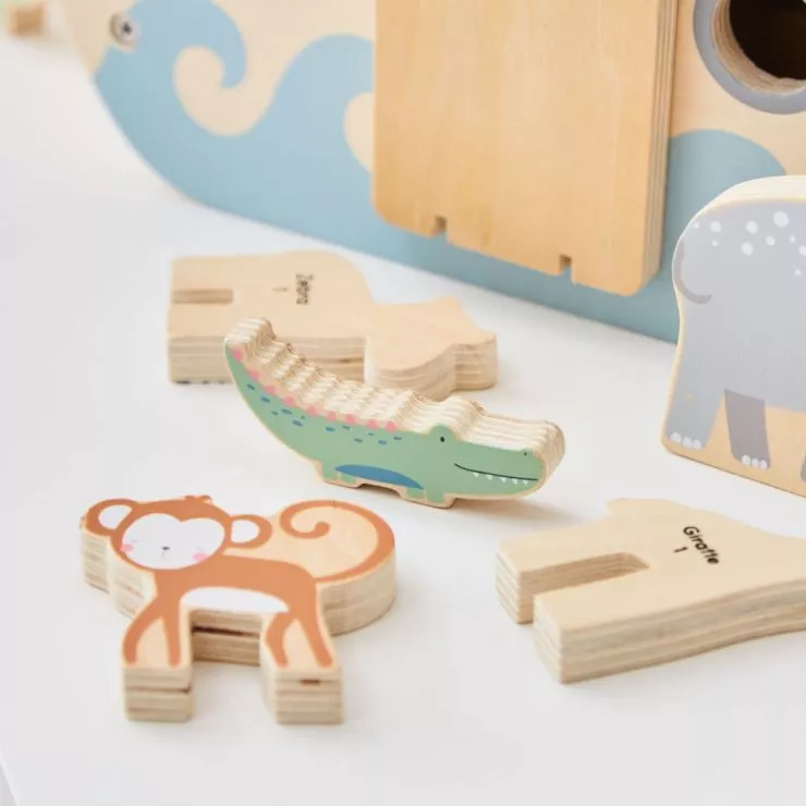 Personalised Wooden Animal Ark Play Set FSC®