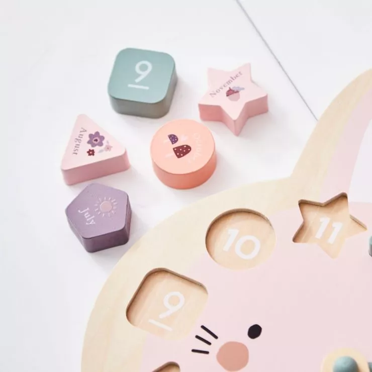 Personalised Bunny Clock Puzzle FSC®