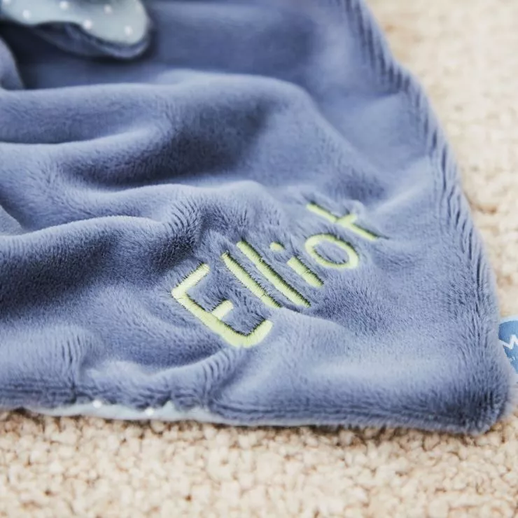 Personalised Blue Dinosaur Comforter
