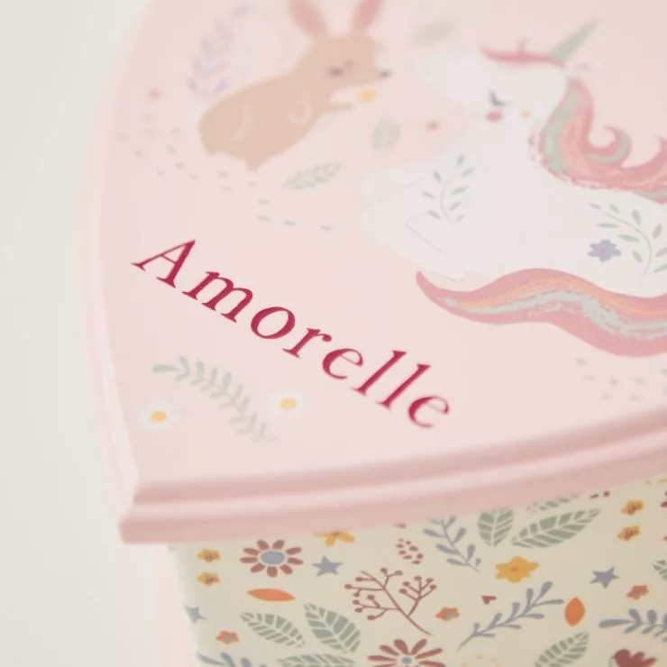 Personalised Wooden Meadow Music Jewellery Box