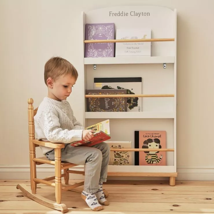 Personalised My 1st Years White Bookcase