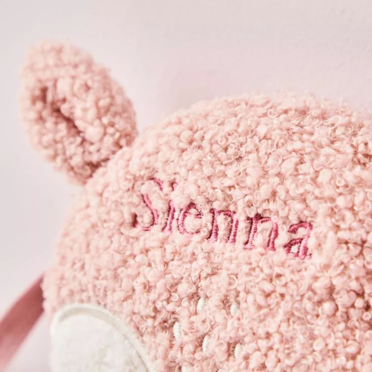 Personalised Pink Fawn Handbag