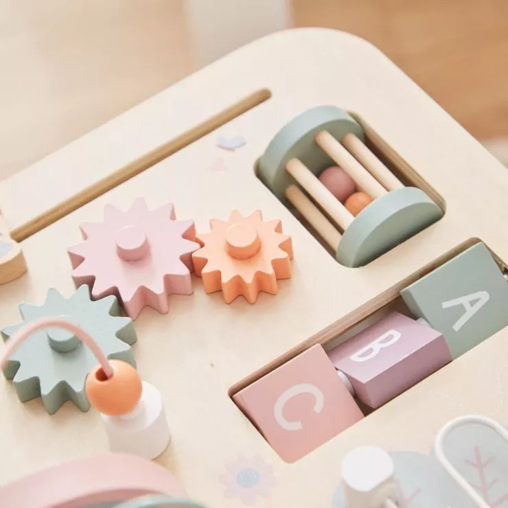 Personalised Pink Wooden Children's Activity Table FSC®