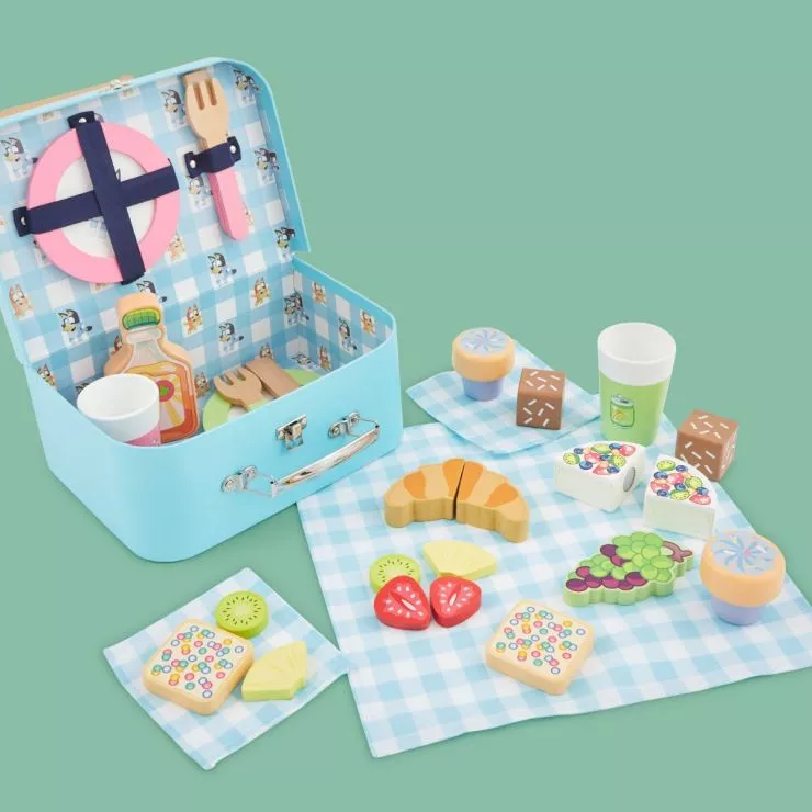 Personalised Bluey 26 Piece Picnic Playset