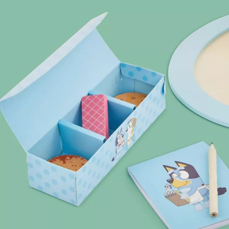 Personalised Bluey Wooden Tea Party Set