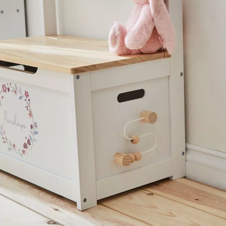 Personalised Wildflowers Activity Bench