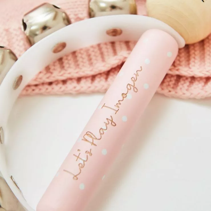 Personalised Wooden Bunny Handbell