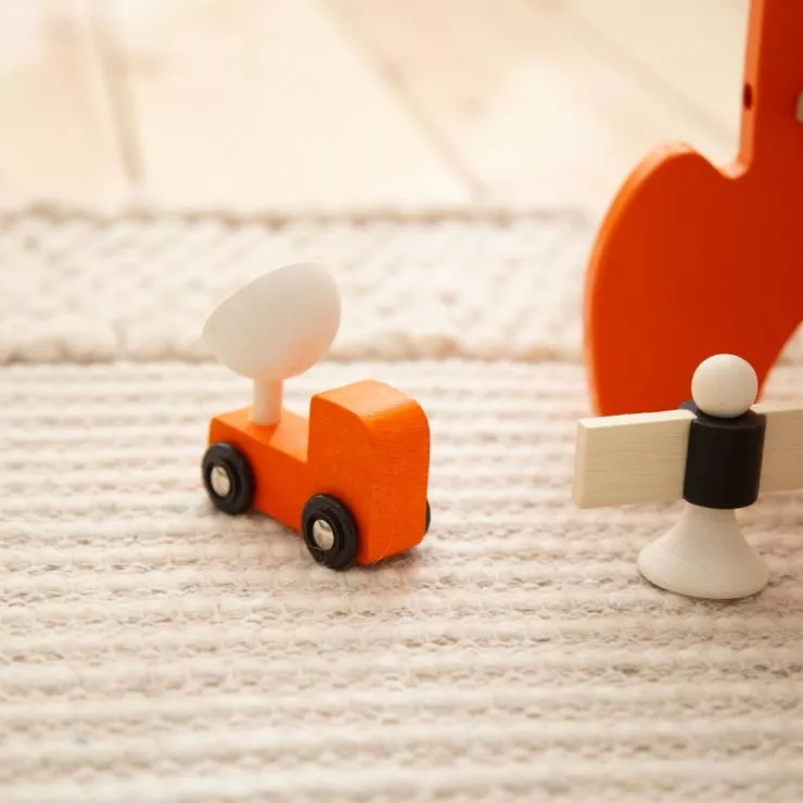 Personalised Tenderleaf Cosmic Rocket Ship Toy