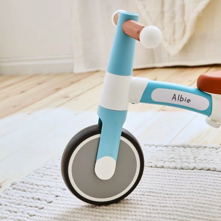 Personalised Hape Blue Balance Bike