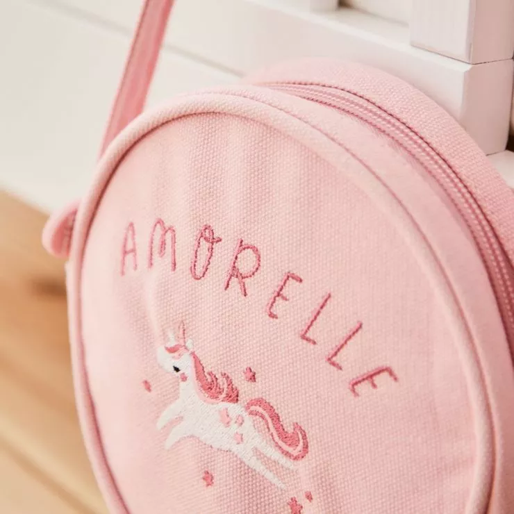 Personalised Pink Unicorn Handbag