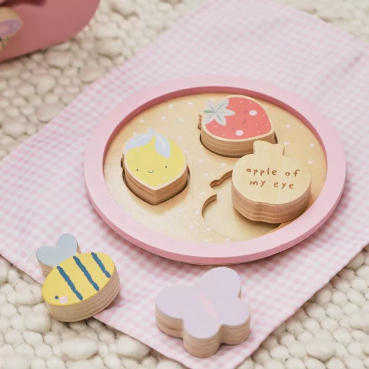 Personalised Picnic Wooden Shape Sorter