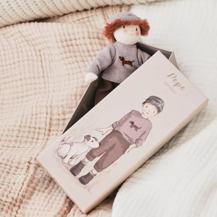 Personalised Threadbear Pepe Rag Doll