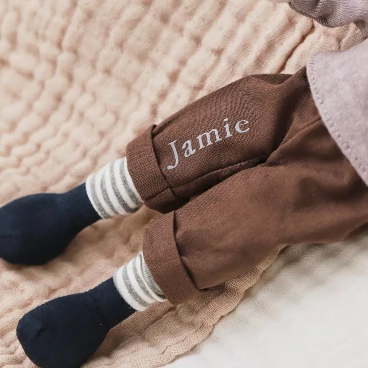Personalised Threadbear Pepe Rag Doll