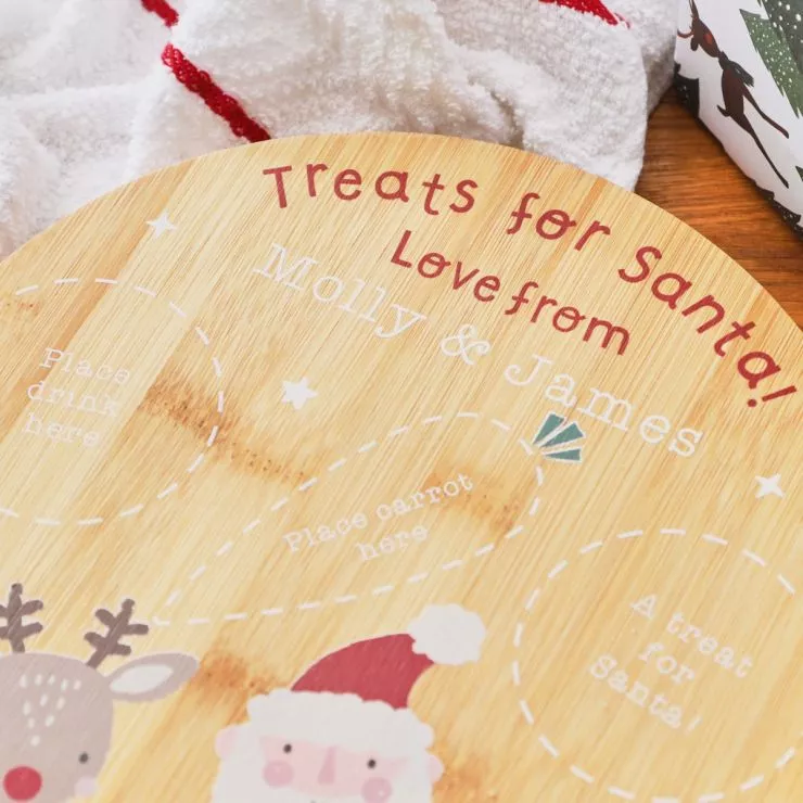 Personalised Santa Christmas Platter
